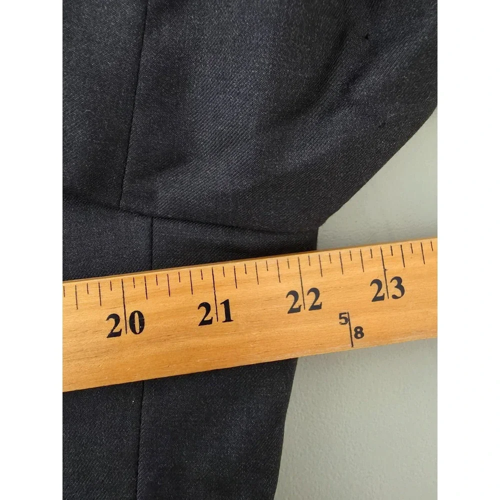 Jos A Bank Signature Gold Blazer Jacket Men 41L Black Sports Coat 2 Buttons Wool
